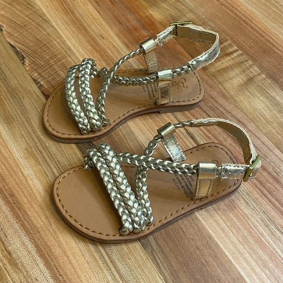 GAP Other - New Gap Golden Braided Sandals Toddler Size 5